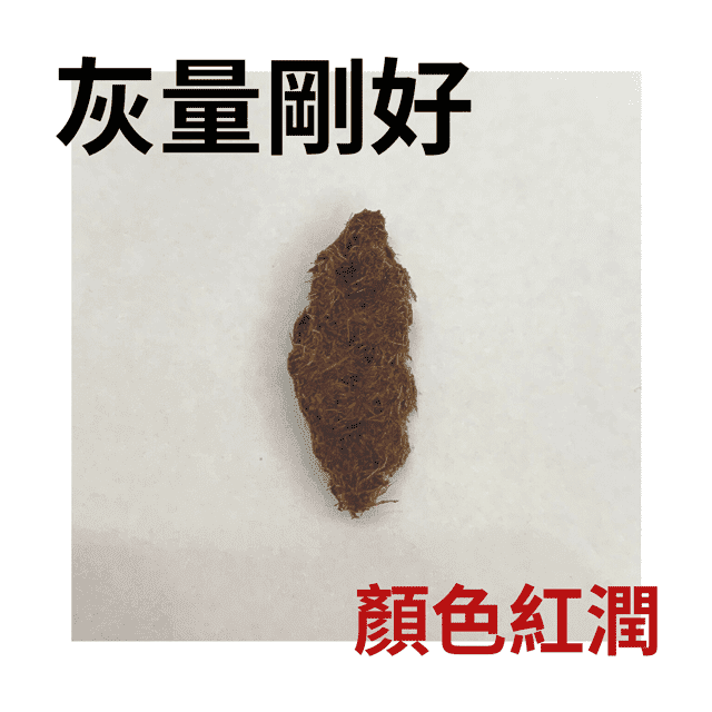 白灰量剛好，檳榔顏色紅潤